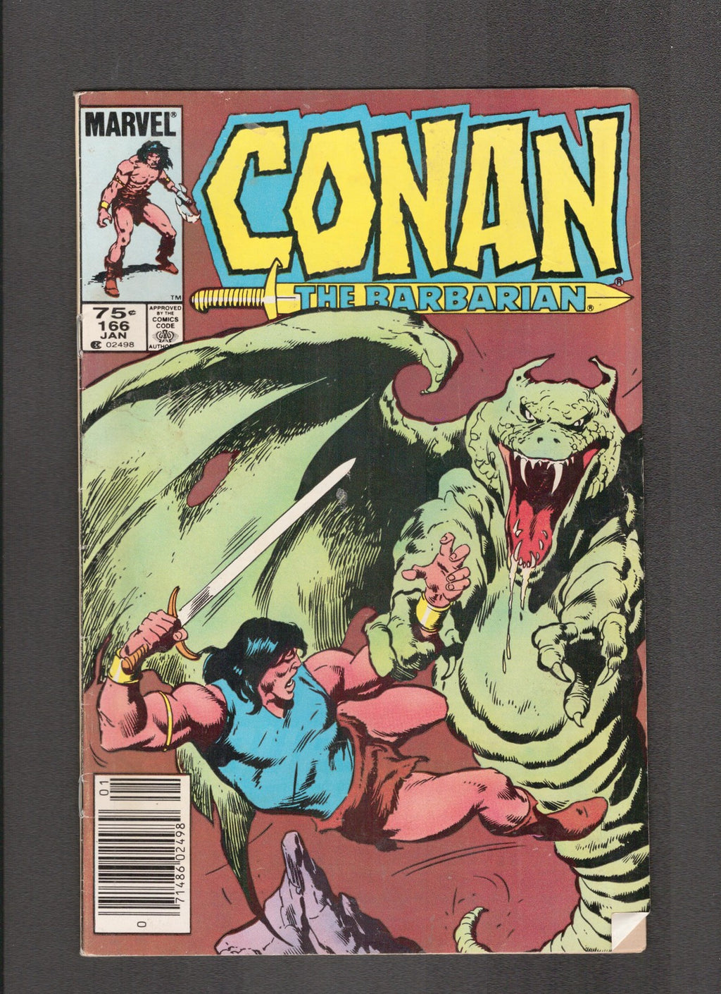 Conan the Barbarian #166 (1985) Buscema, Hama, Bell Marvel Comics