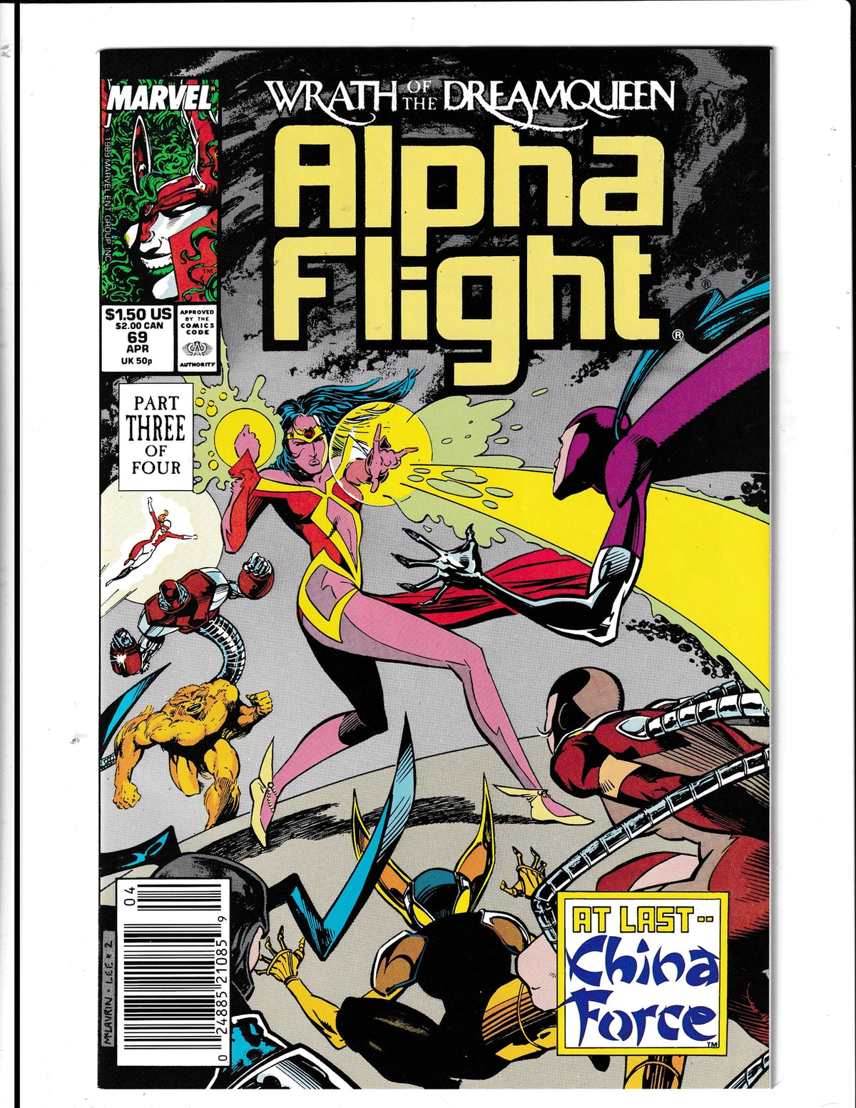 Alpha Flight #69 (1989) Marvel Comics SKU:515