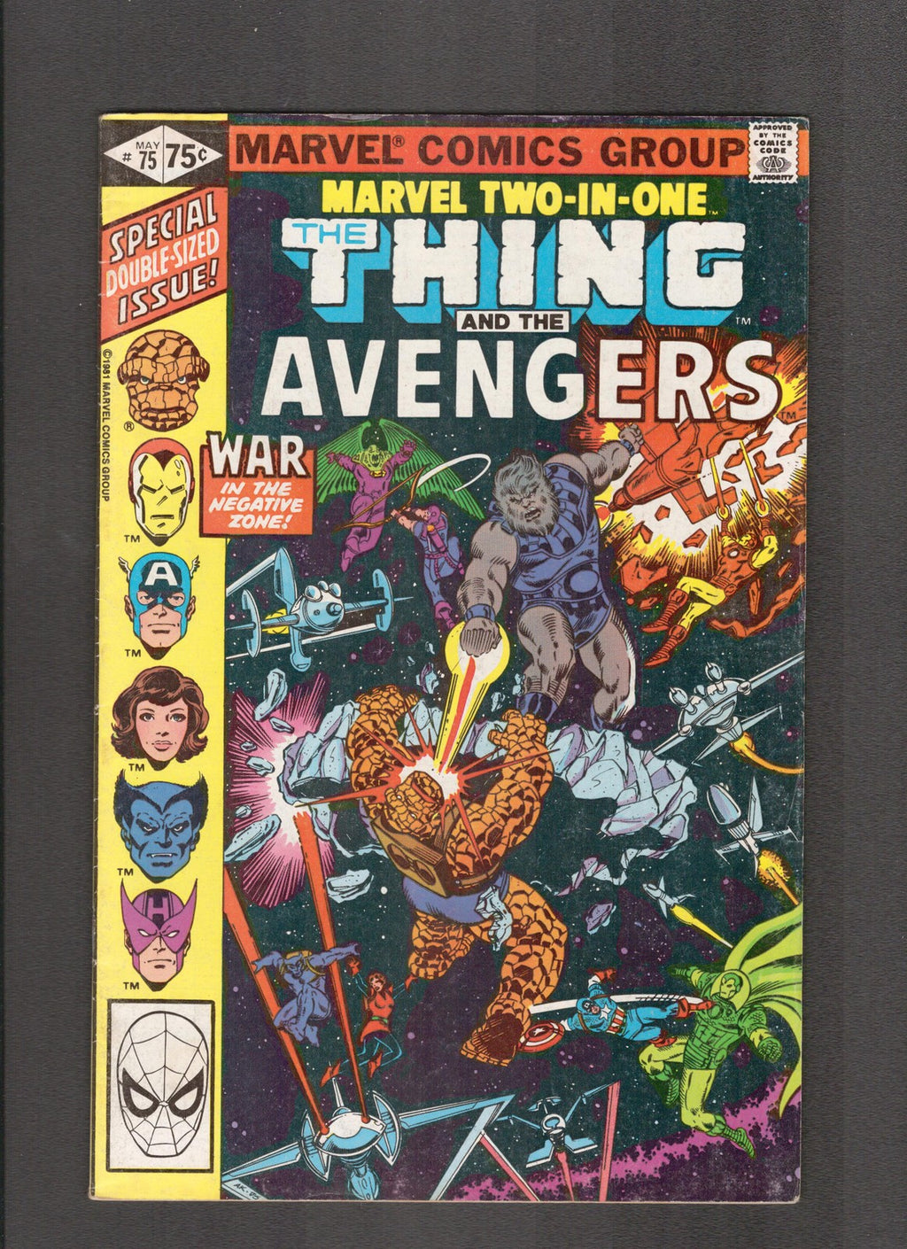 Marvel Two-In-One #75 (1981) Thing & The Avengers Marvel Comics