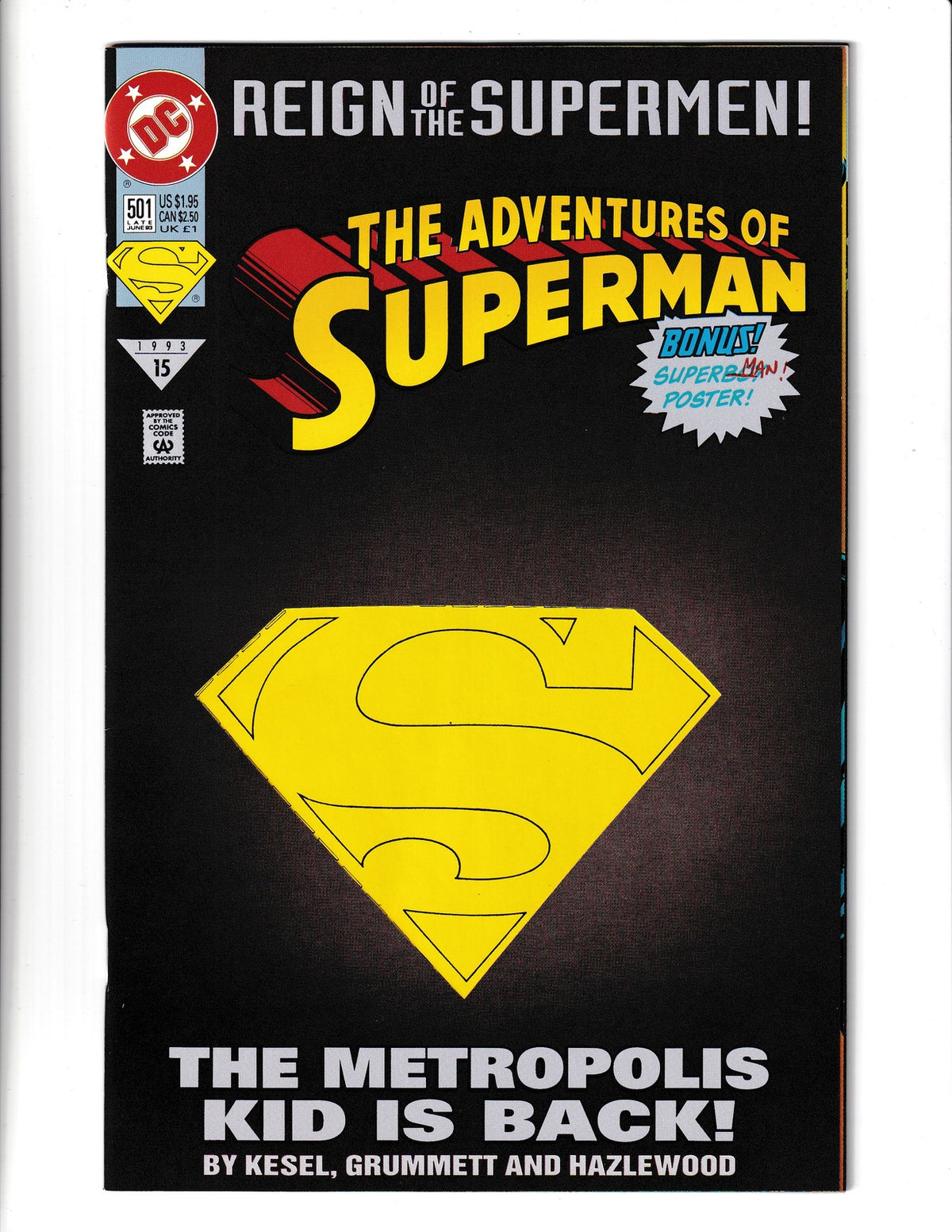 Adventures of Superman #501 (1993) DC Comics SKU:2328