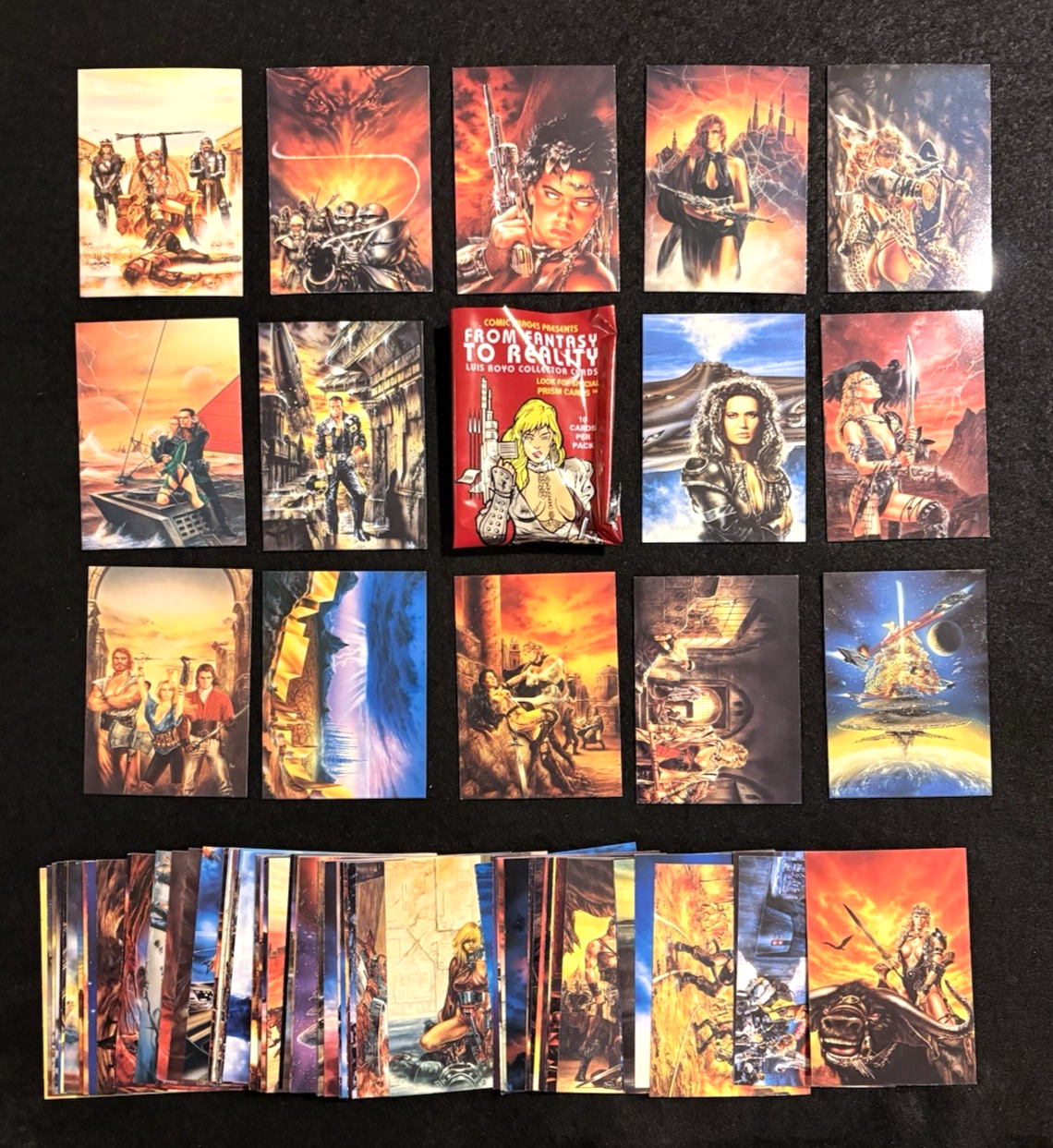 Luis Royo: From fantasy to Reality Complete 90 Card Set - Comic Images 1993
