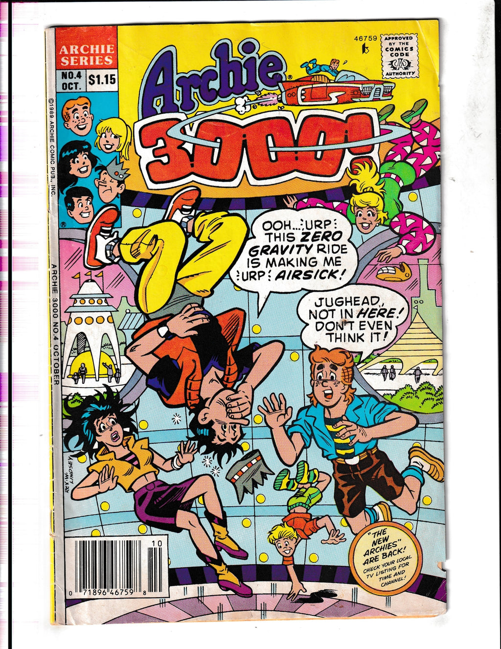 Archie 3000! #4 (1989) Archie Comics