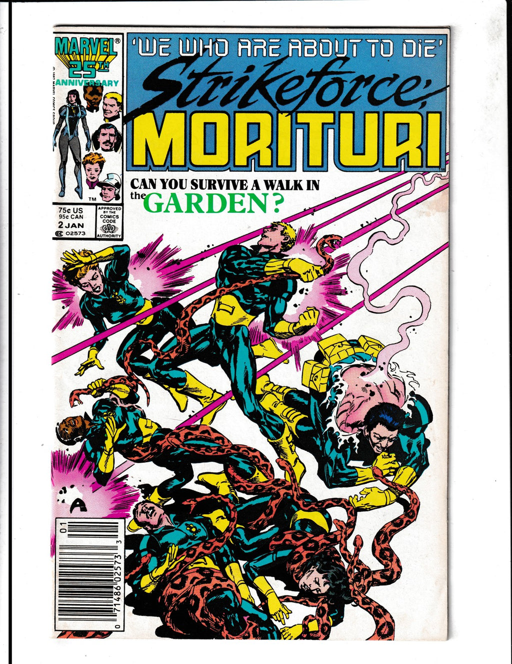 Strike Force Morituri #2 (1987) Marvel Comics