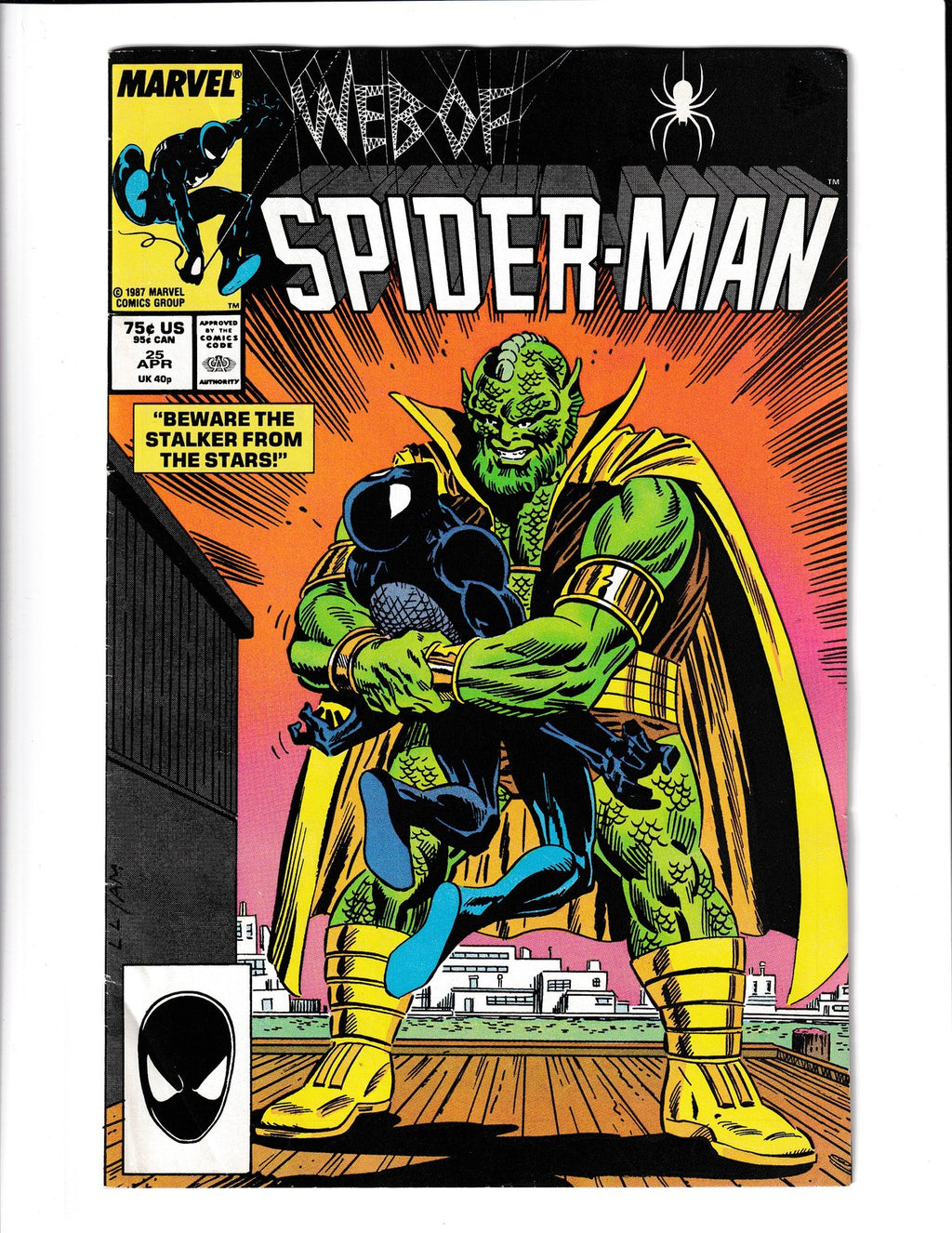 Web of Spider-Man #25 (1987) Marvel Comics SKU:3396
