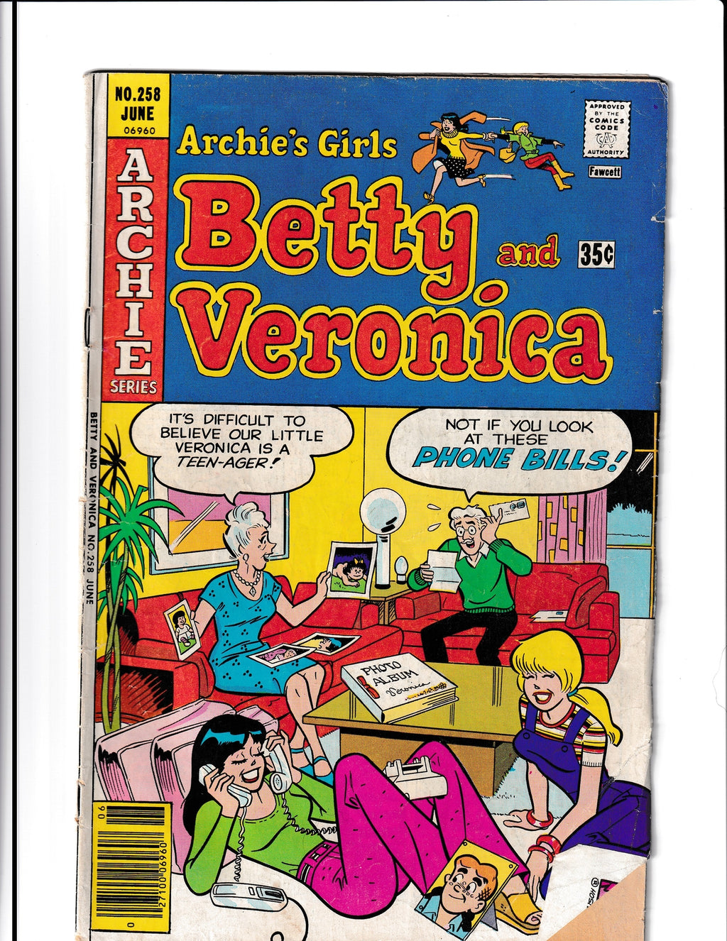 Archie's Girls Betty & Veronica #258 (1977) Archie Comics