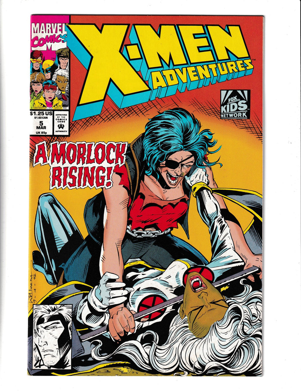 X-Men Adventures #5 (1993) "Captive Hearts" Marvel Comics