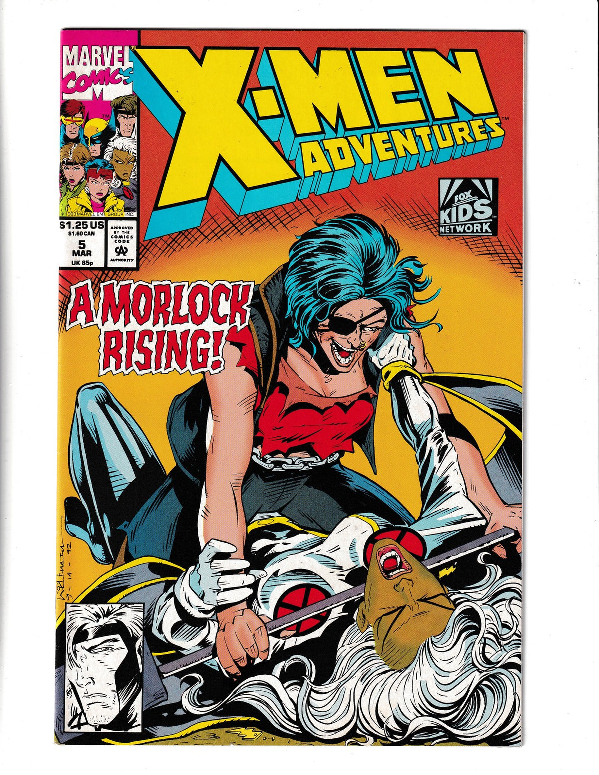 X-Men Adventures #5 (1993) "Captive Hearts" Marvel Comics