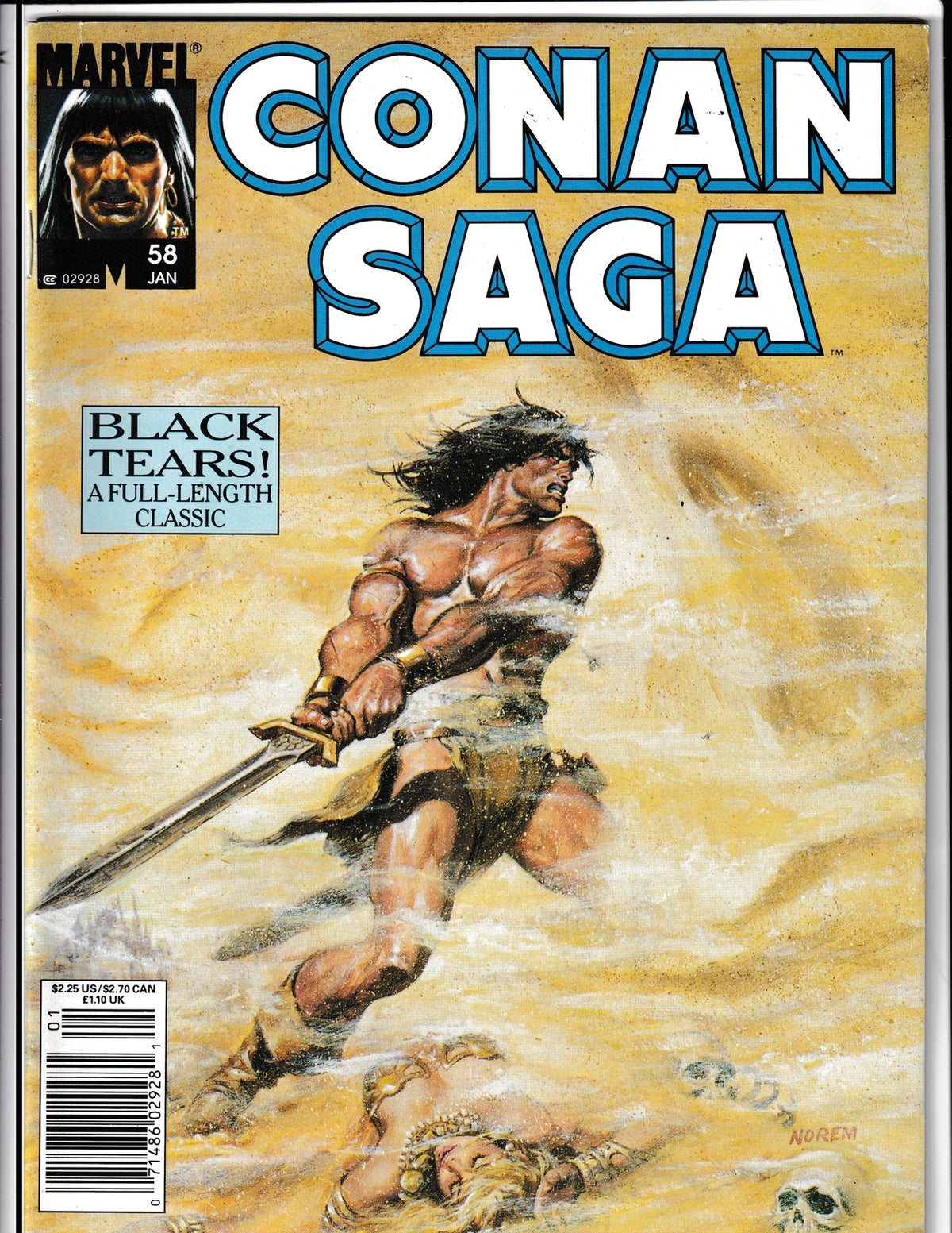 Conan Saga #58 (1992) Marvel Comics