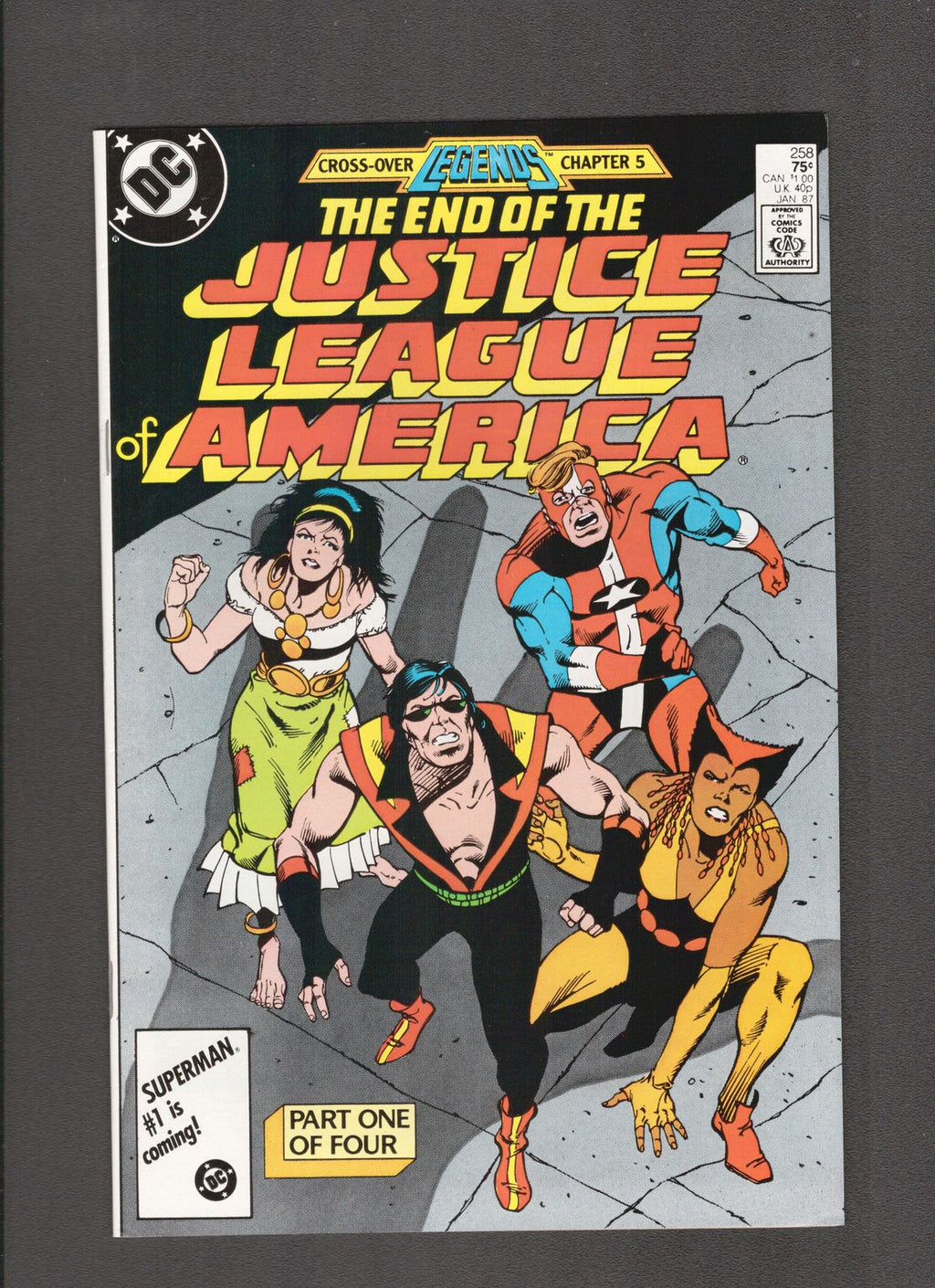 Justice League of America #258 (1987) Luke McDonnell DC Comics