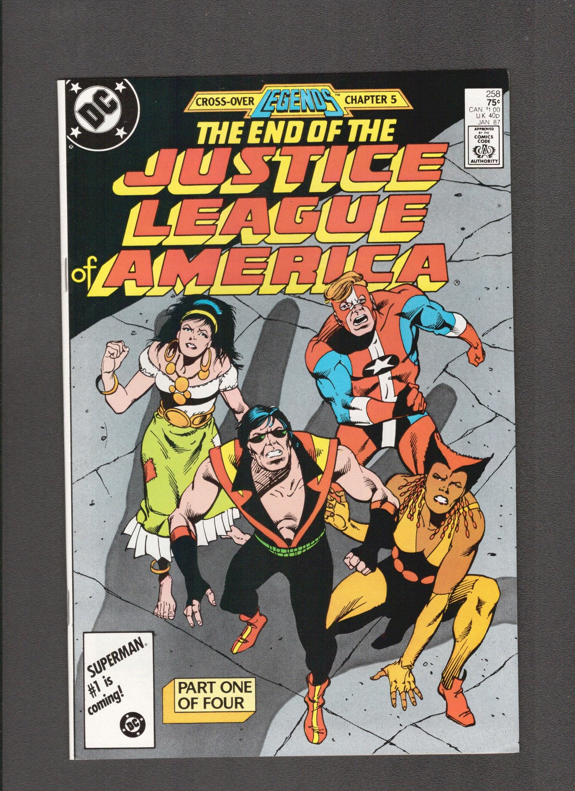 Justice League of America #258 (1987) Luke McDonnell DC Comics