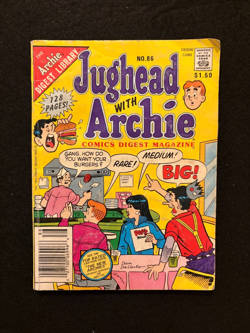 Jughead with Archie Digest #86  1988 Archie