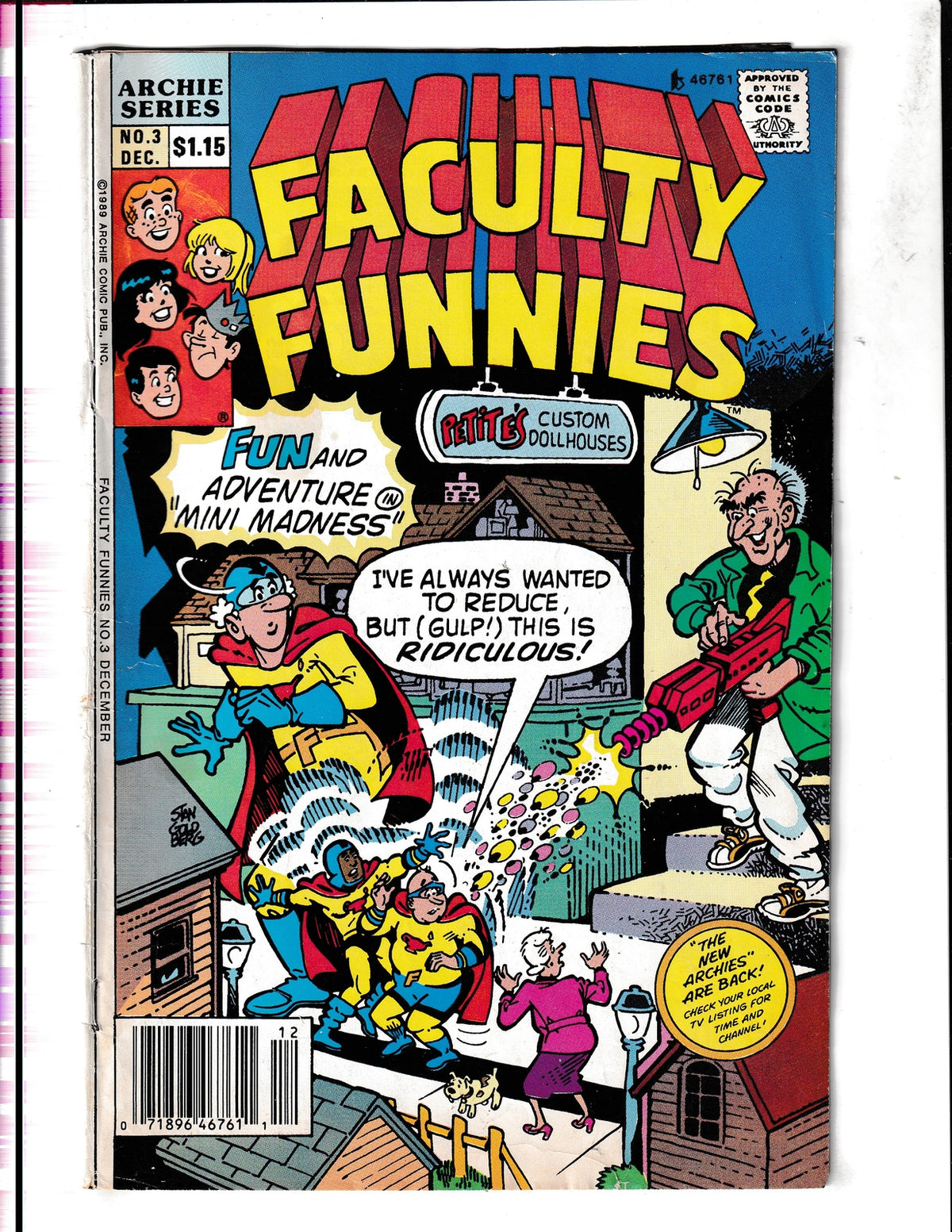 Faculty Funnies #3 (1989) Archie Comics SKU:1865