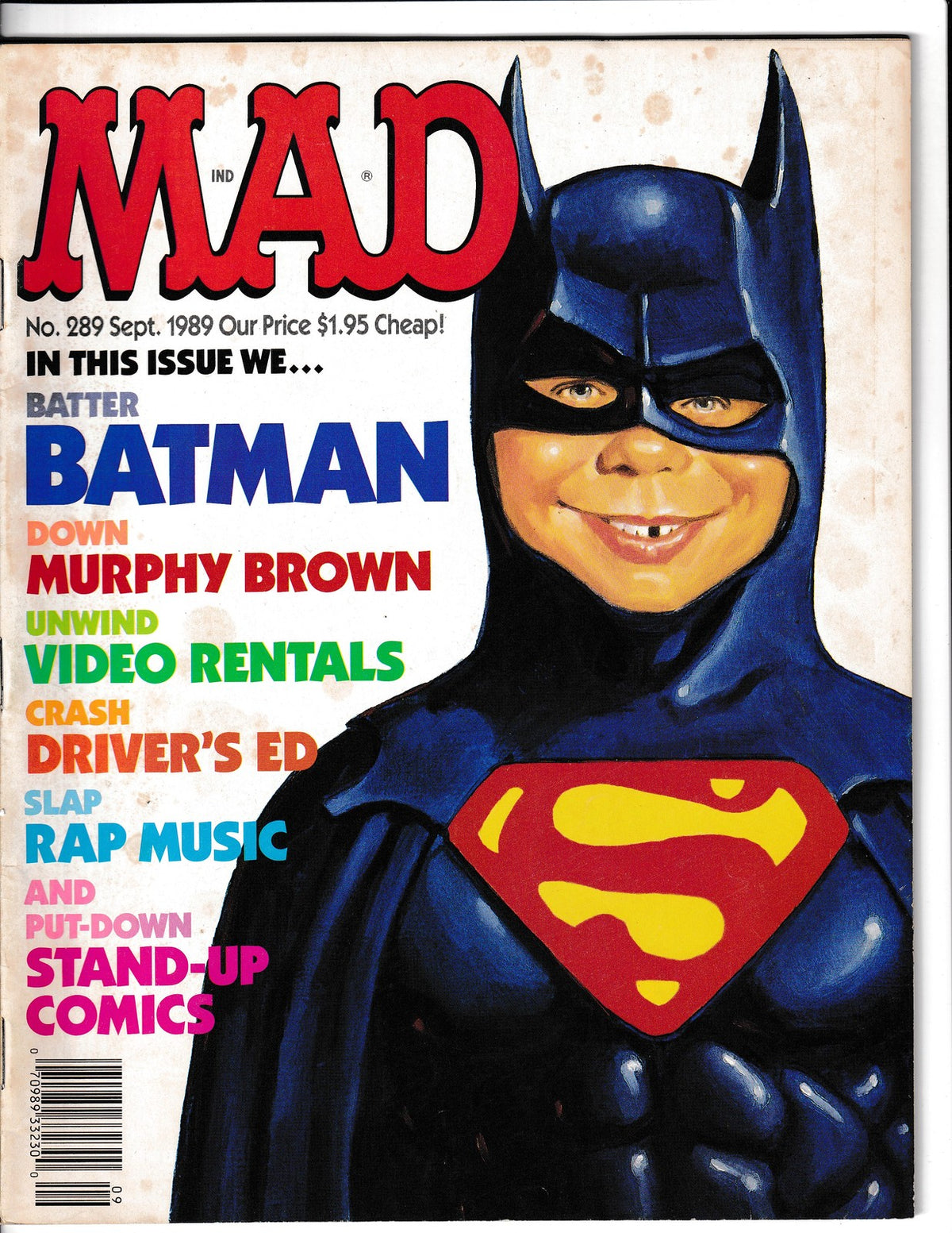 MAD Magazine #289 (1989) Batman EC Publications Comics
