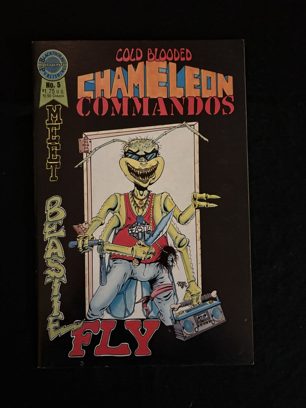 Cold Blooded Chameleon Commandos - Complete Set of 5 #1-5 (1986/87) Blackthorne