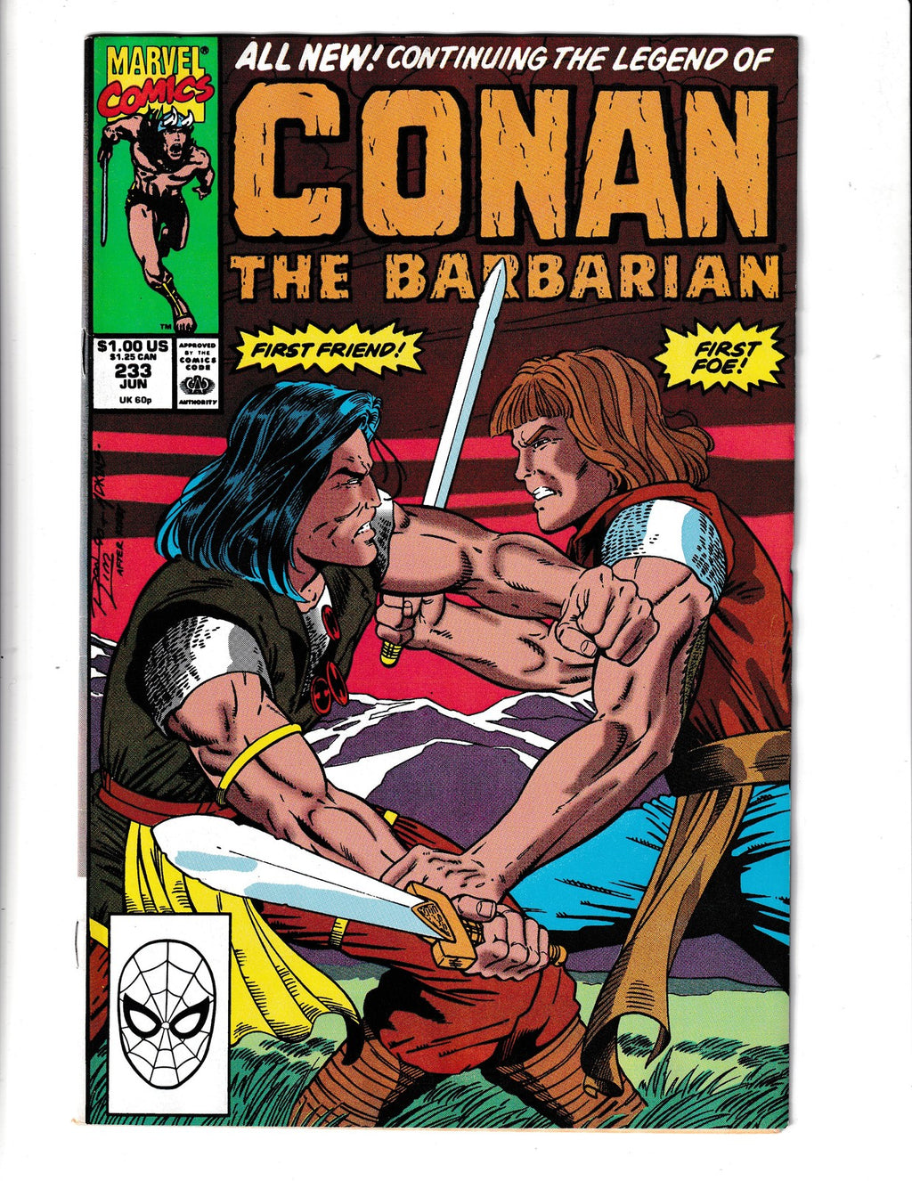 Conan the Barbarian #233 (1990) Dan Atkins Marvel Comics