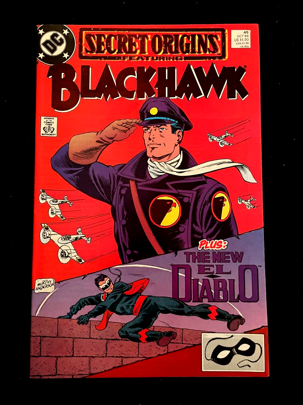 Secret Origins #45 1989 -Blackhawk -  DC