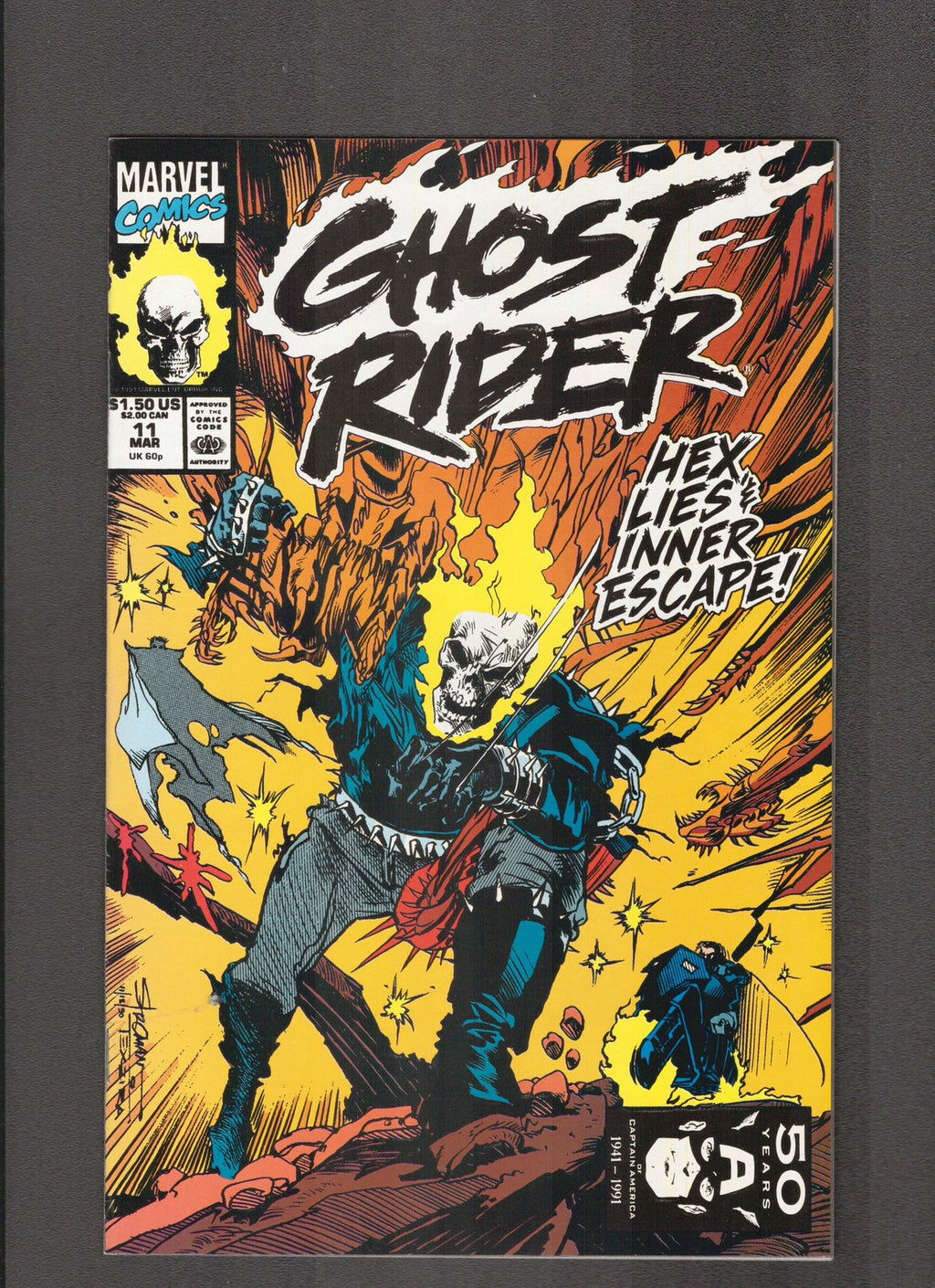 Ghost Rider #11 (1991) Mark Texeira, Larry Stroman Marvel Comics