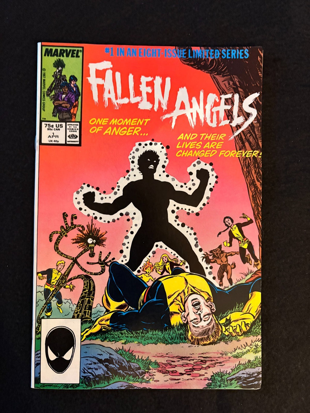 Fallen Angels- Complete Set of 8 - #1-8  (1987) Marvel