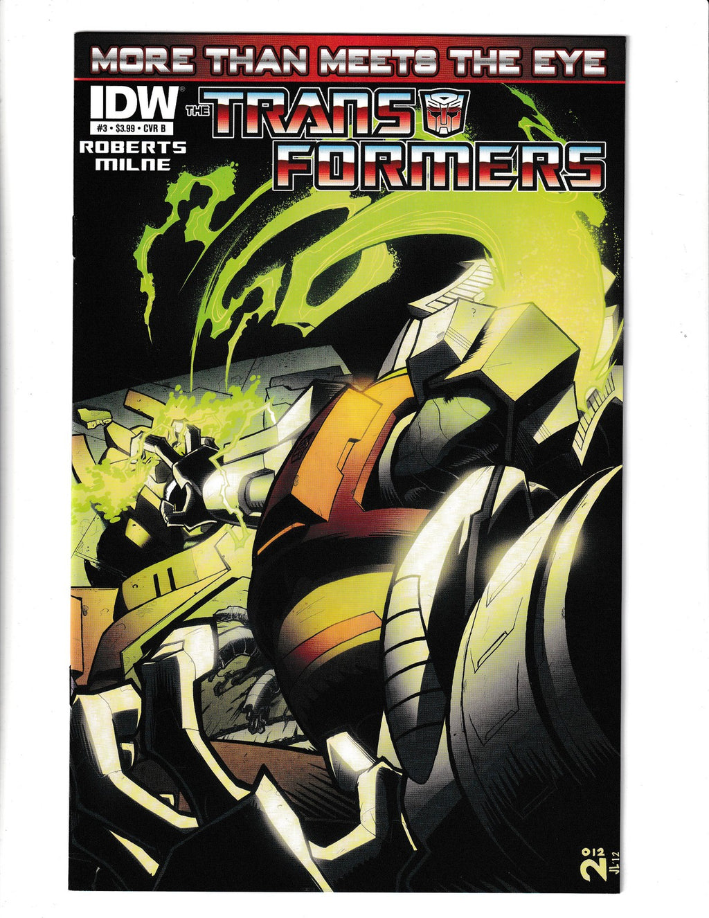 Transformers: More Than Meets The Eye #3b (2012) IDW Comics