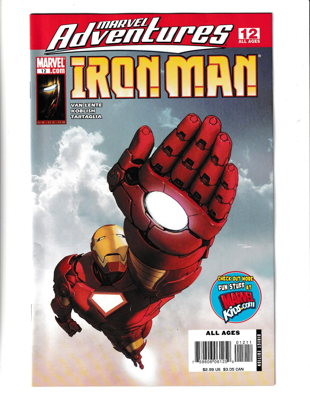 Marvel Adventures: Iron Man #12 (2008) Marvel Comics