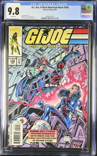 G.I. Joe: A Real American Hero #149 CGC 9.8 (1994) Top Pop Graded Marvel Comics