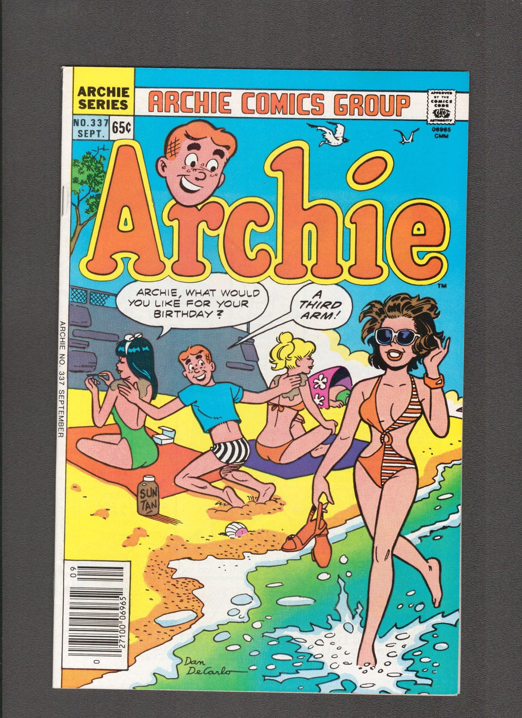 Archie Comics #337 (1985) Swimsuit Cover Archie Comics