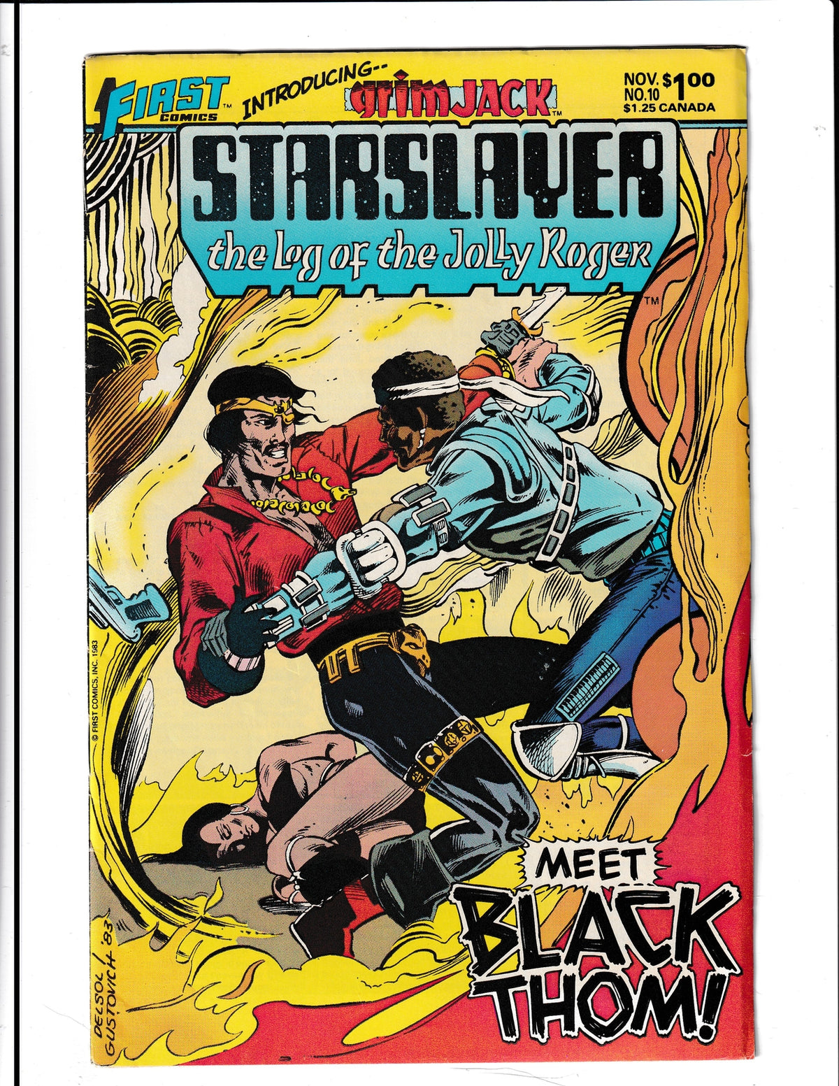 Starslayer #10 (1983) 1st GrimJack Appearance First Comics