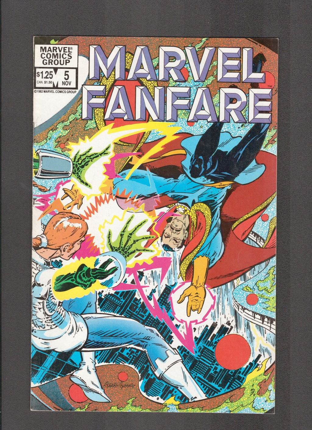 Marvel Fanfare #5 (1982) Wraparound Cover Marvel Comics