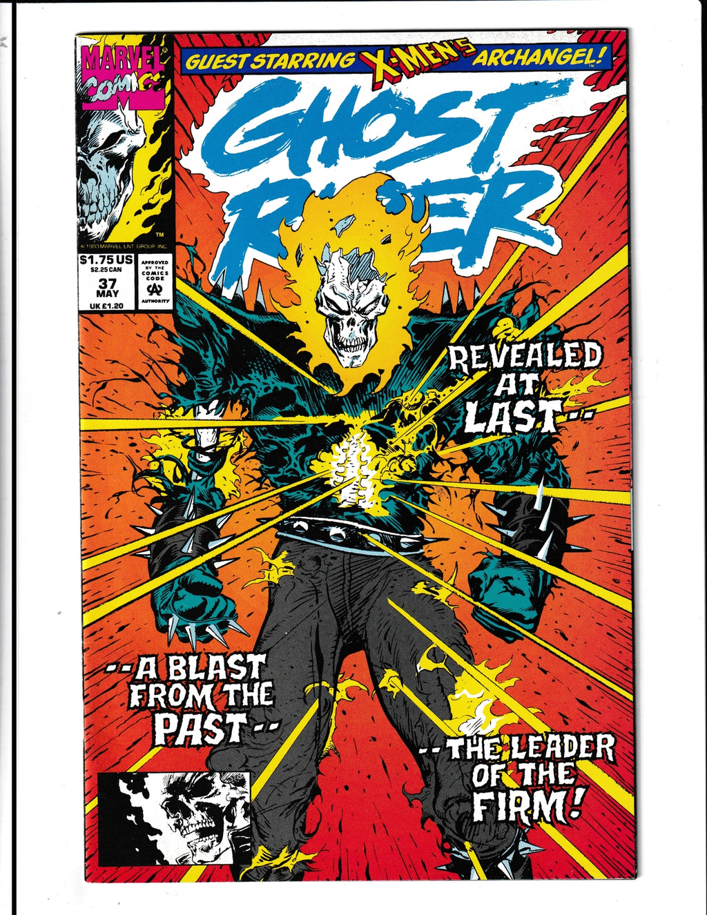 Ghost Rider #37 (1993) Higher Grade - Forward to the Shadows Marvel Comics