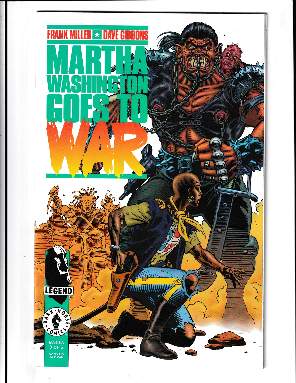 Martha Washington goes to War #3 (1994) Frank Miler Dark Horse  Comics