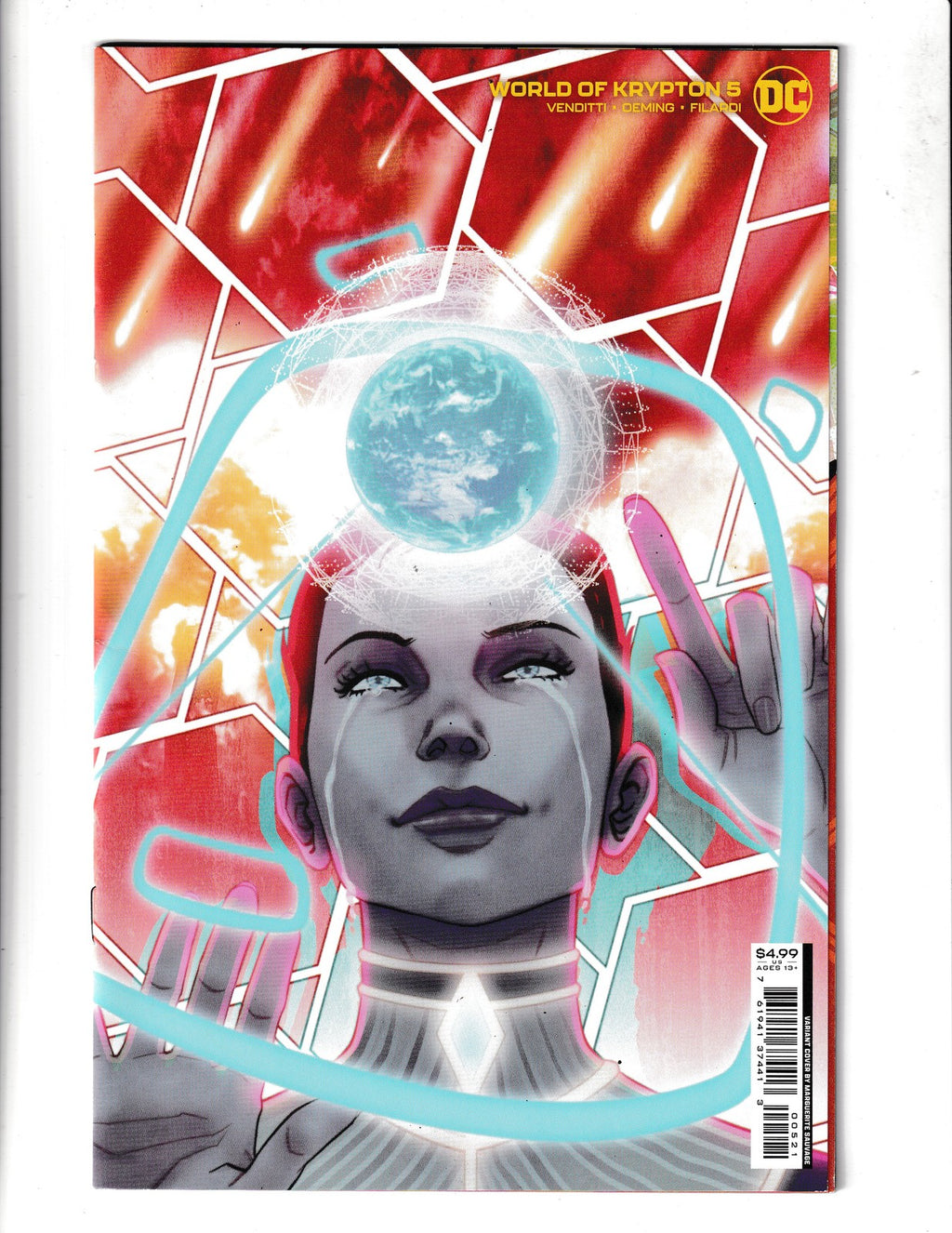 World of Krypton #5b (2022) Sauvage Cardstock Variant DC Comics