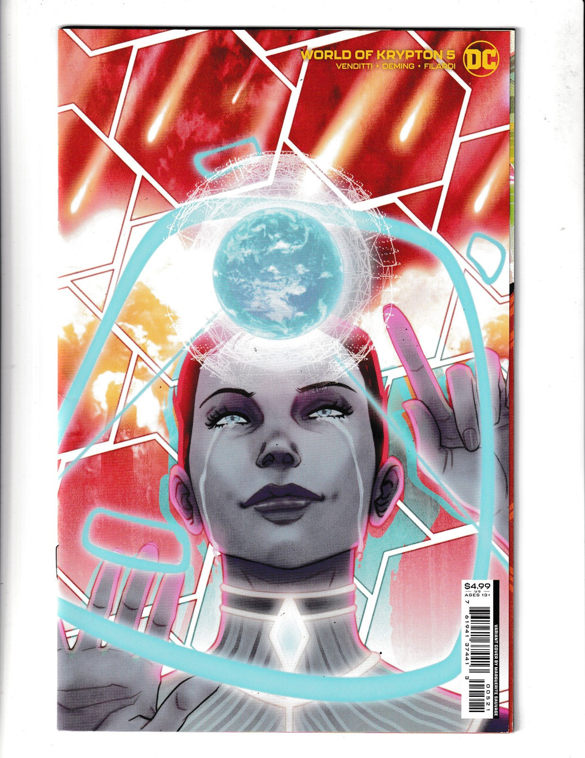 World of Krypton #5b (2022) Sauvage Cardstock Variant DC Comics