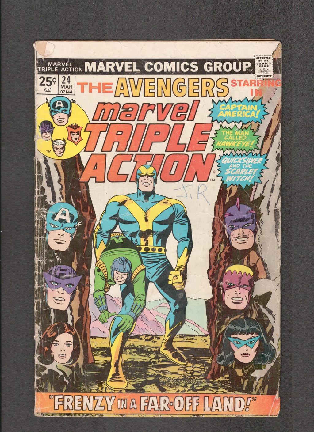 Marvel Triple Action #24 (1975) Low Grade Marvel Comics