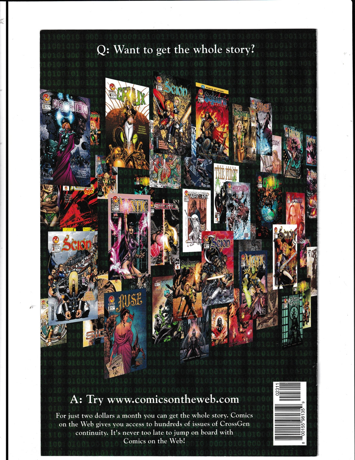 Crux #23 (2003) Crossgen Comics