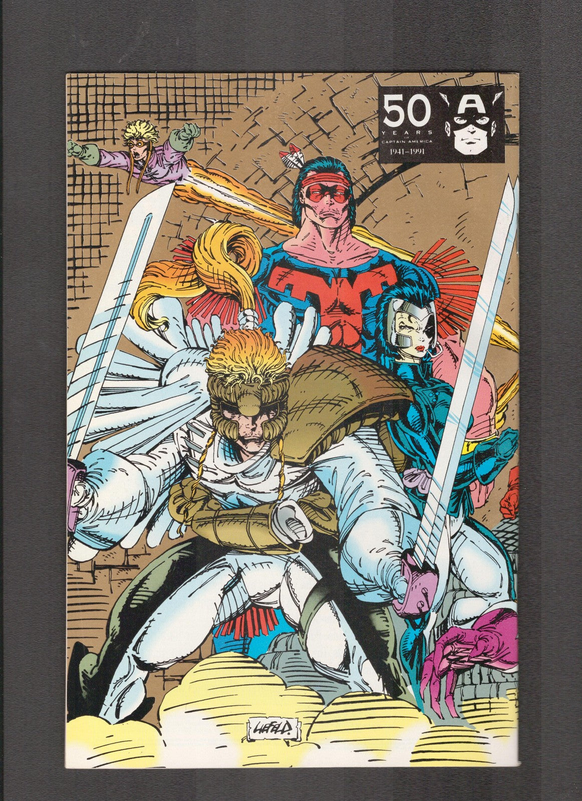 X-Force #1 (1991) Rob Liefeld Gold 2nd Print Cover Marvel Comics