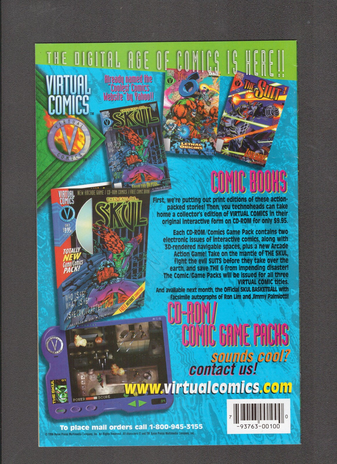 They Call Me The... Skul #1 (1996) Ron Lim Virtual Comics