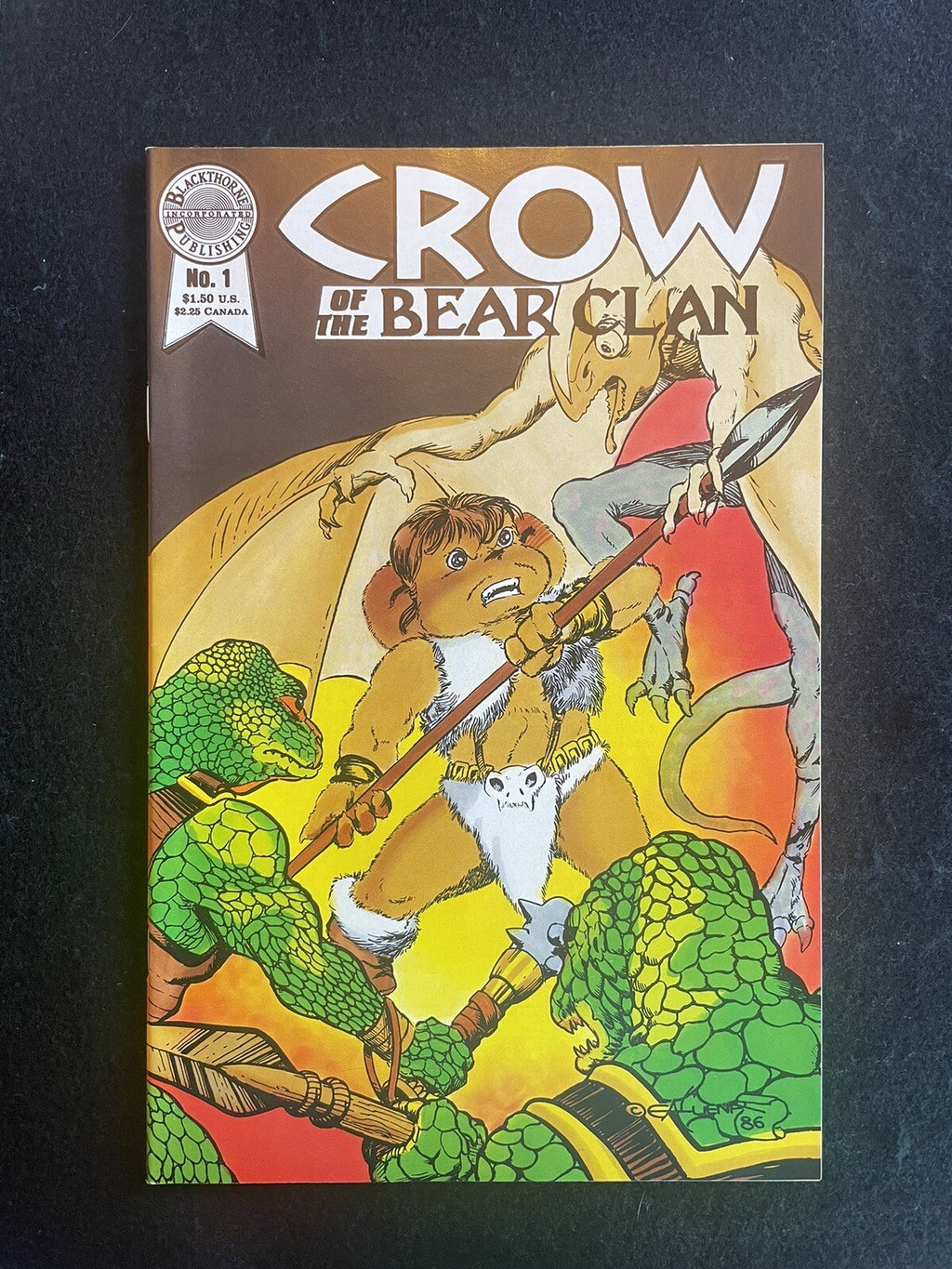 Crow of the Bear Clan #1 - Blackthorne Publishing - RARE LOW PRINT