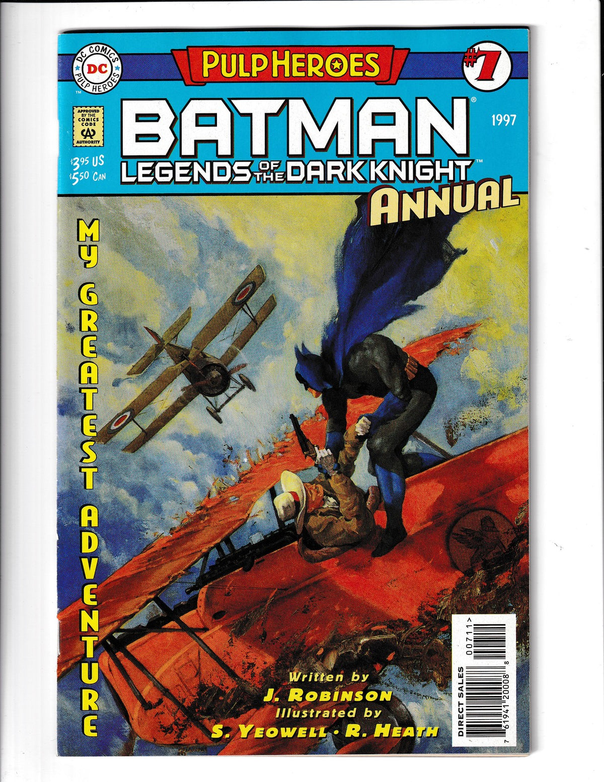 Batman: Legends of the Dark Knight Annua; #7 (1997) Pulp Heroes DC Comics