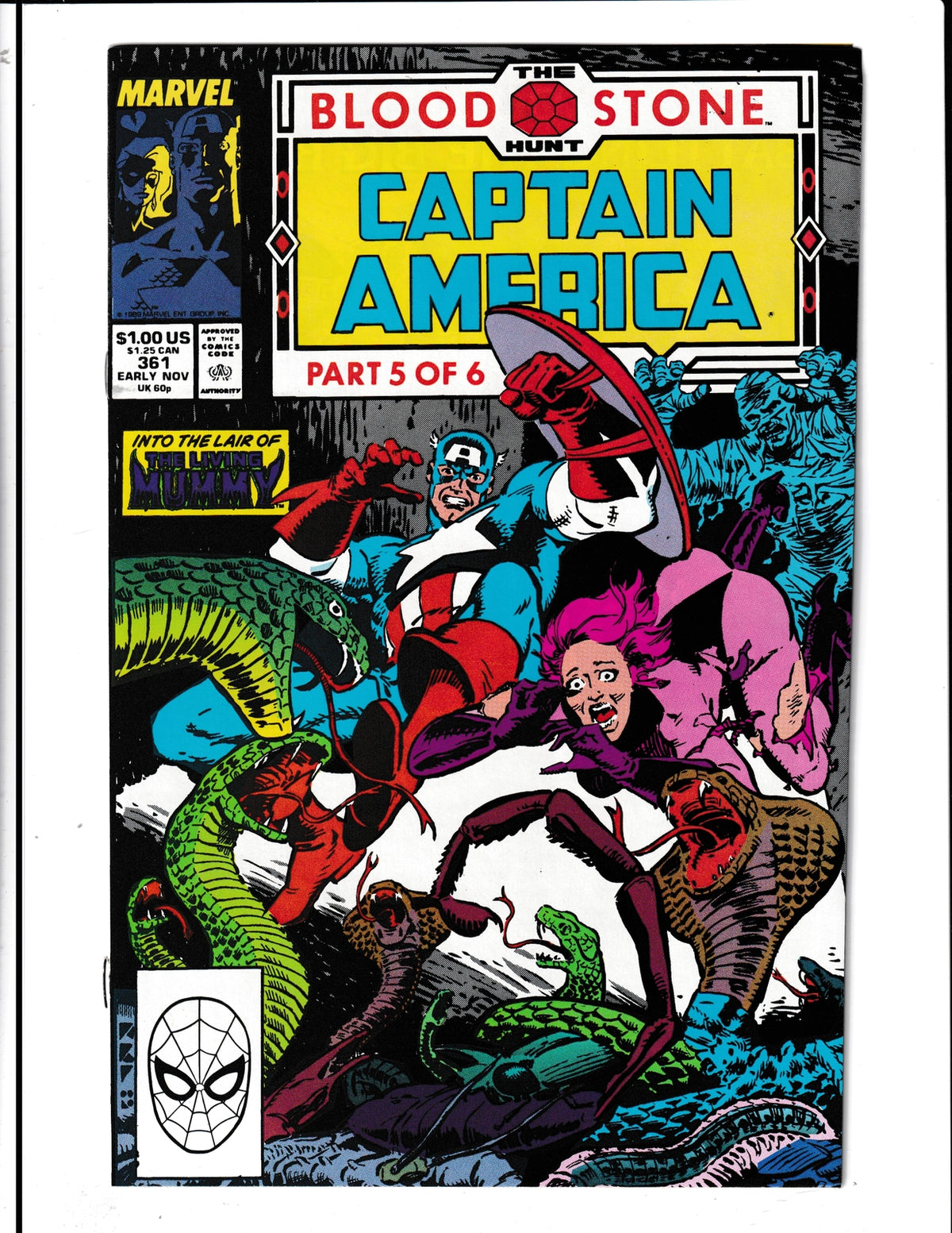 Captain America #361 (1989) Marvel Comics SKU:676