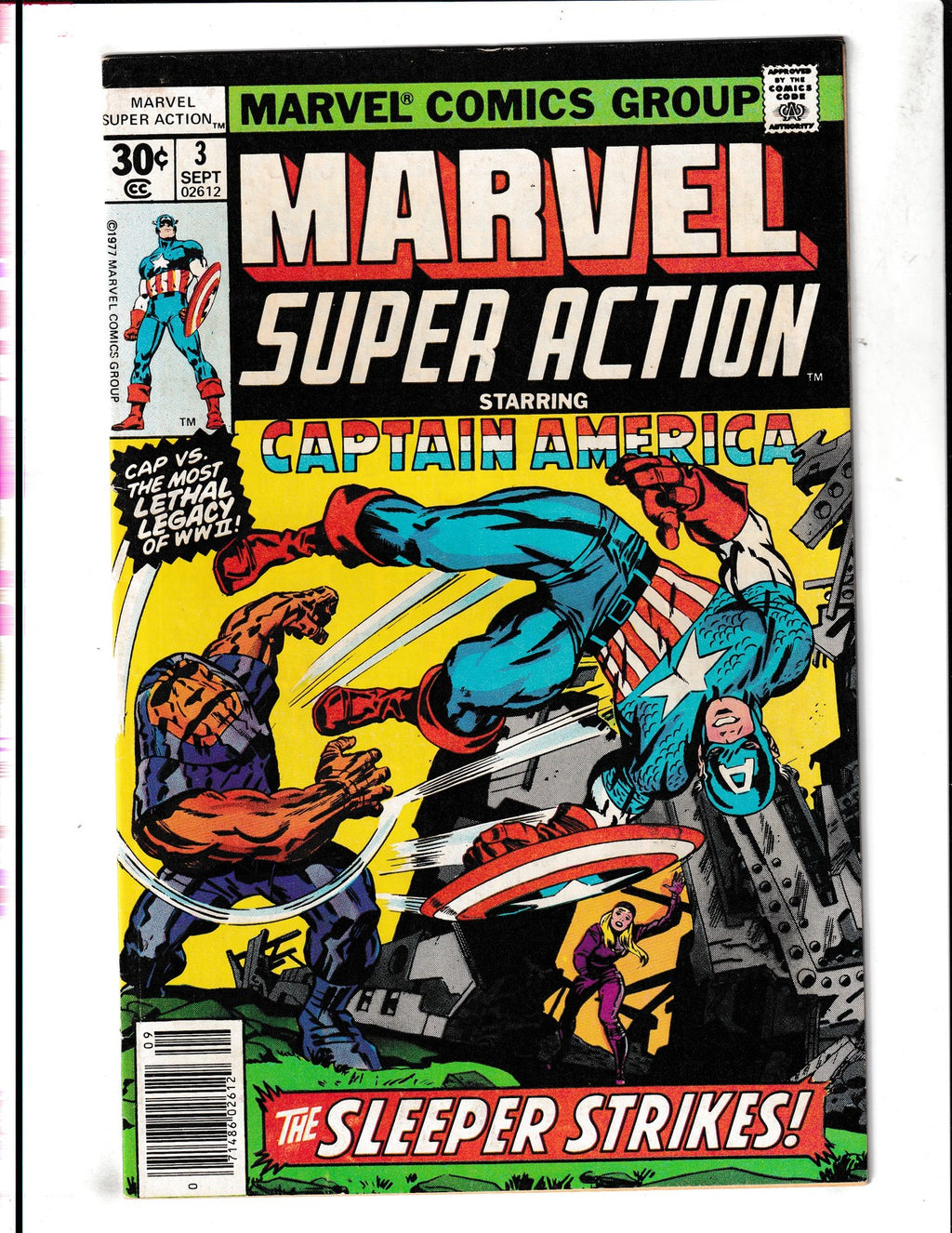 Marvel Super Action #3 (1977) Captain America Marvel Comics