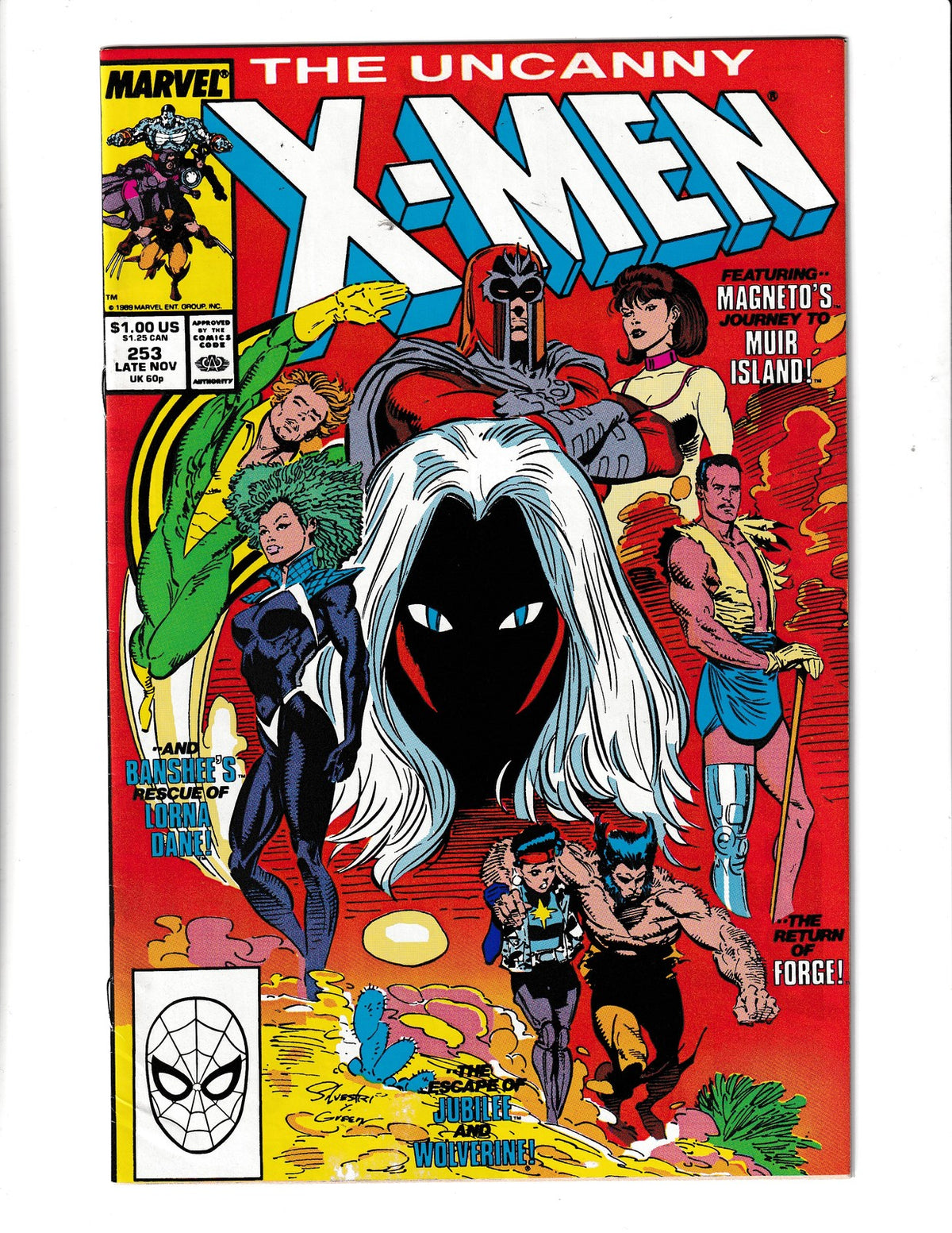 Uncanny X-Men #253 (1989) Marvel Comics