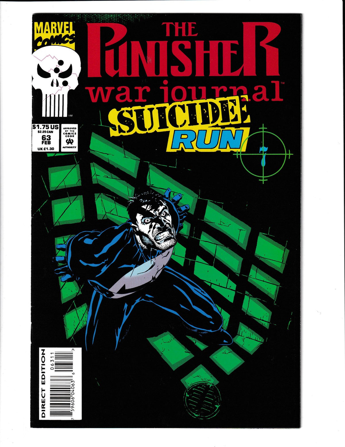 Punisher War Journal #63 (1994) Suicide Run HIGHER GRADE Marvel Comics