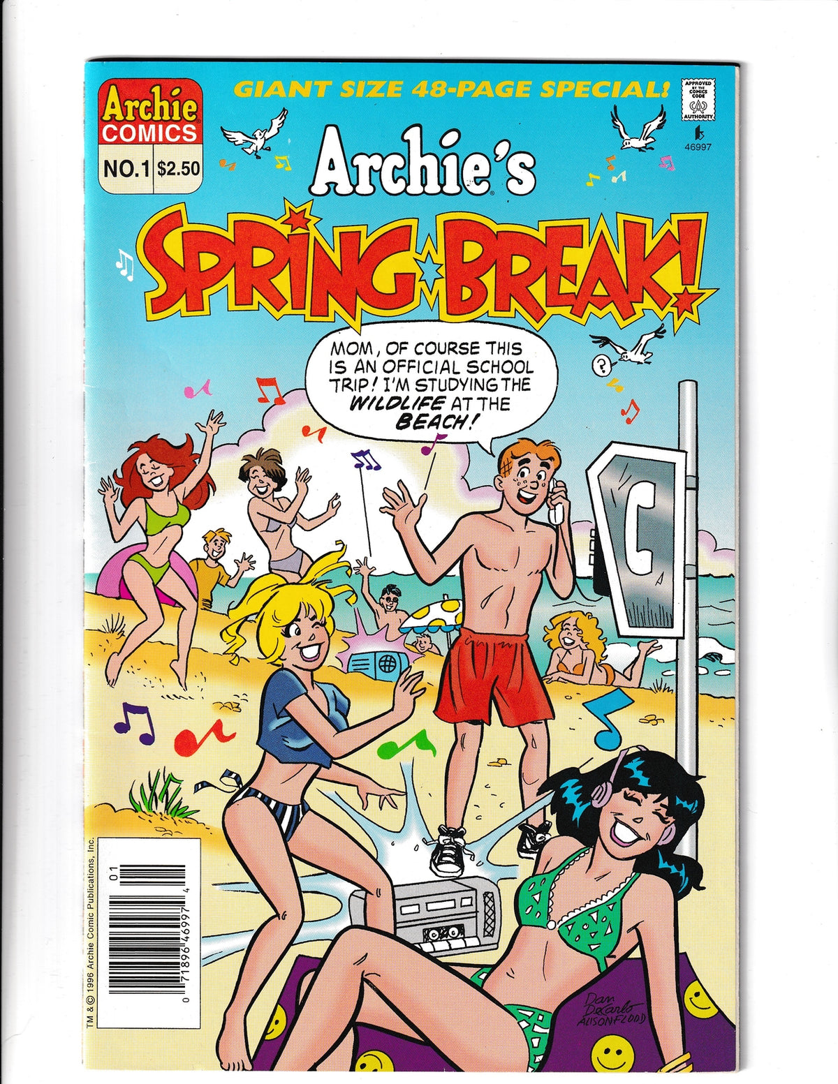 Archie's Spring Break #1 (1996) CDN Variant Archie Comics