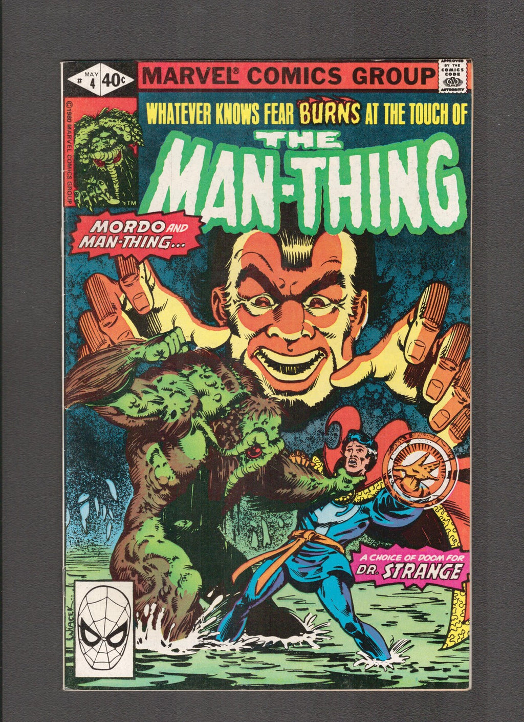 Man-Thing #4 (1980) Bob Wiacek - Chris Claremont  Comics