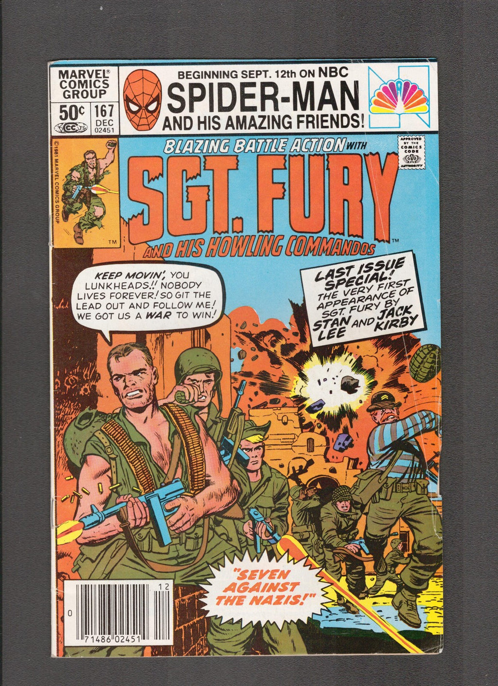 Sgt. Fury #167 (1981) Marvel Comics