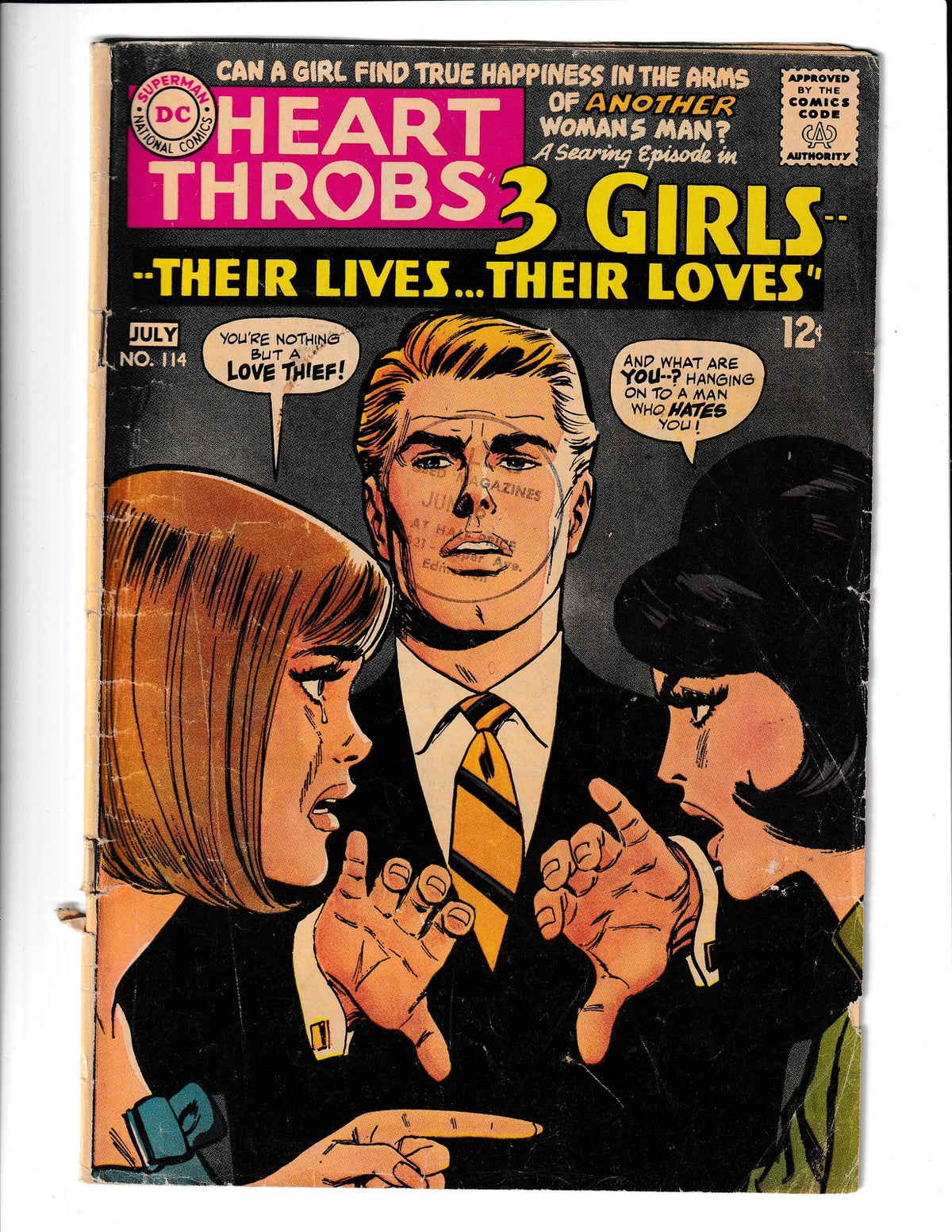 Heart Throbs #114 (1968) DC Comics