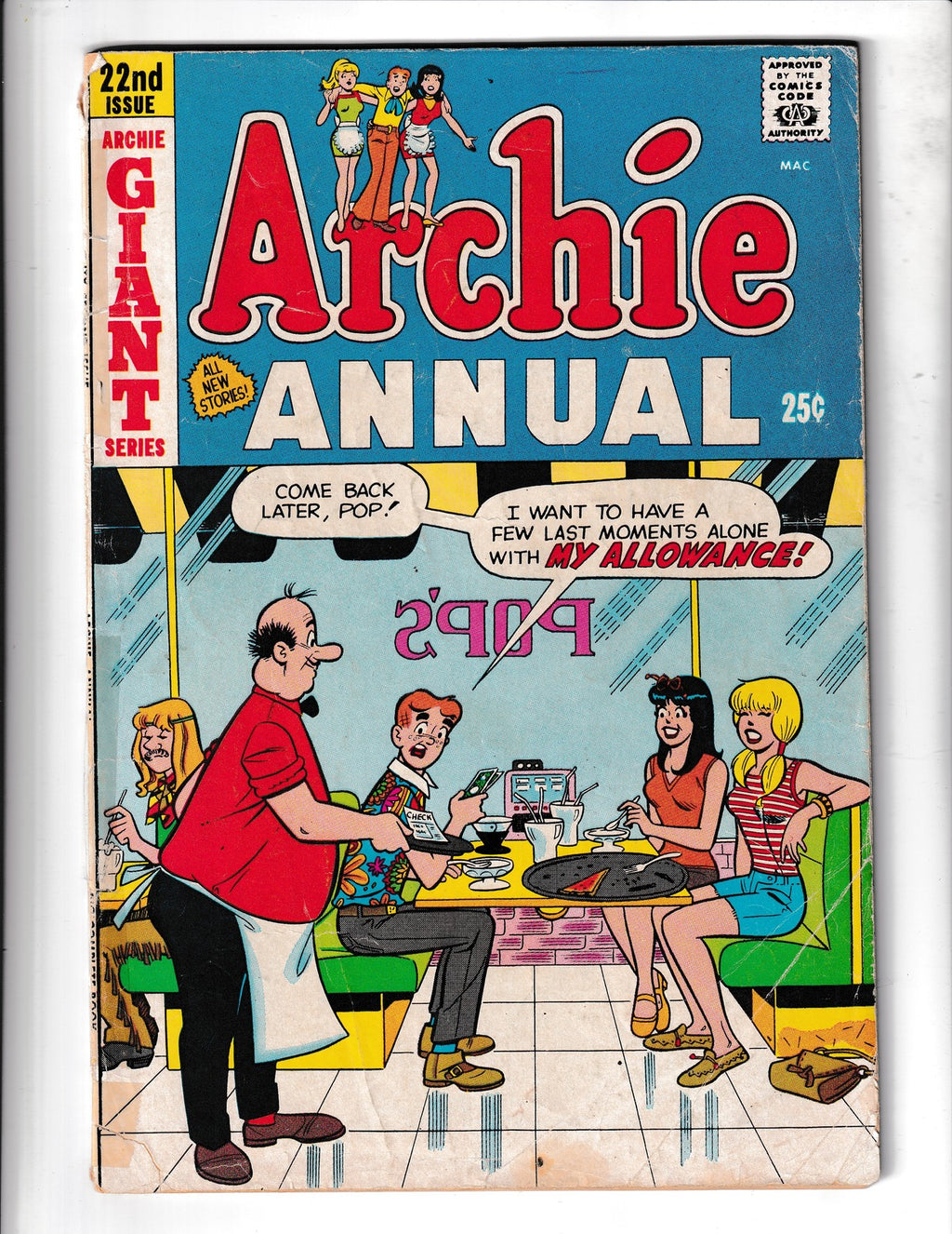 Archie Comics Annual #22 (1970) Archie Comics