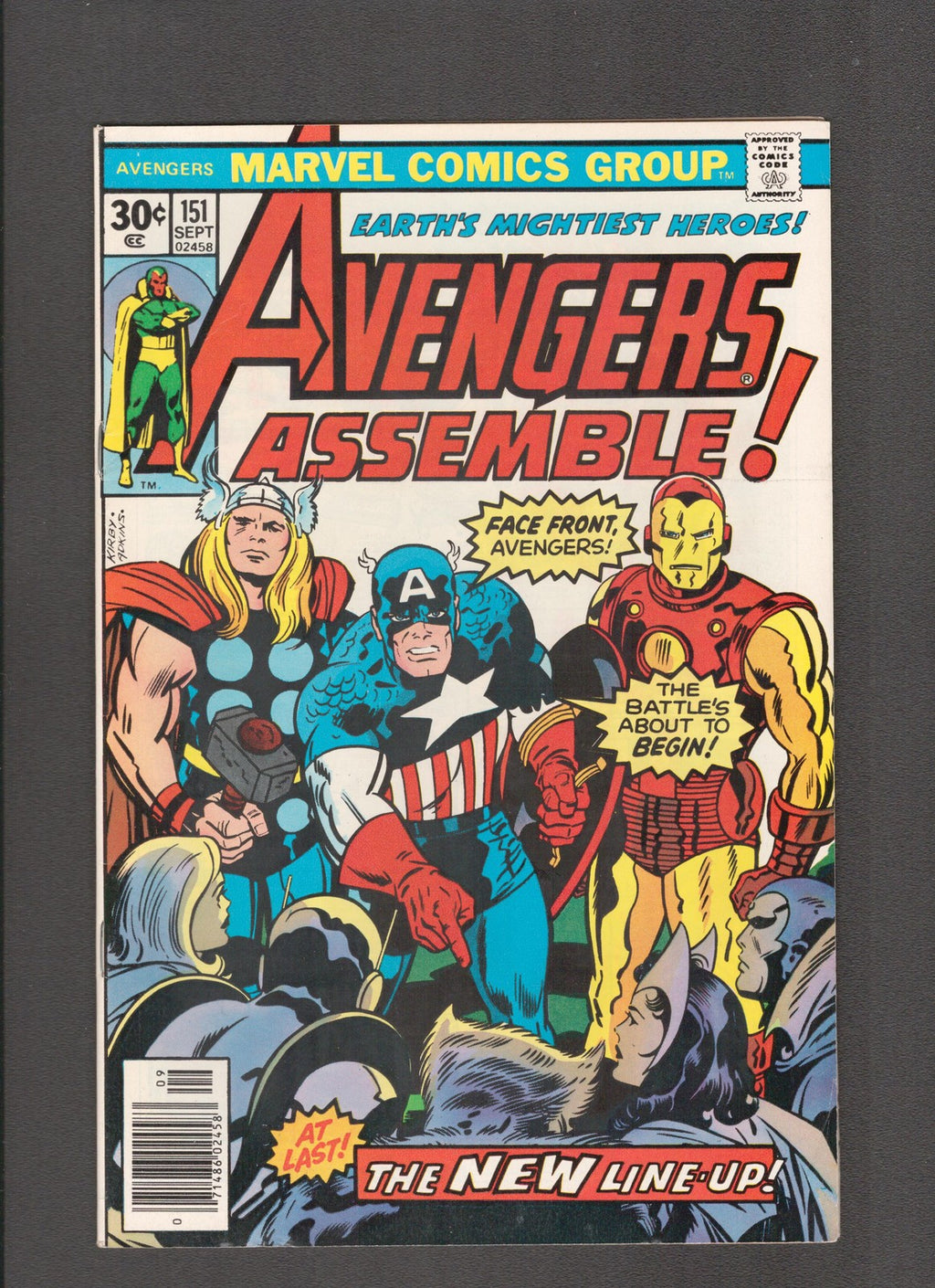 Avengers #151 (1976) Jack Kirby, George Perez Marvel Comics