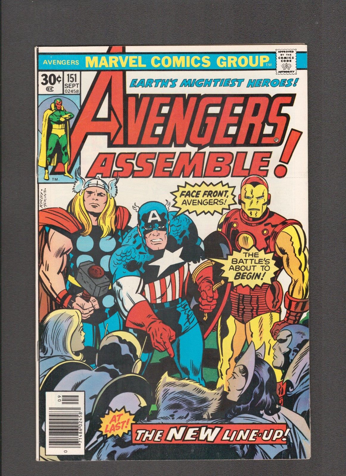 Avengers #151 (1976) Jack Kirby, George Perez Marvel Comics