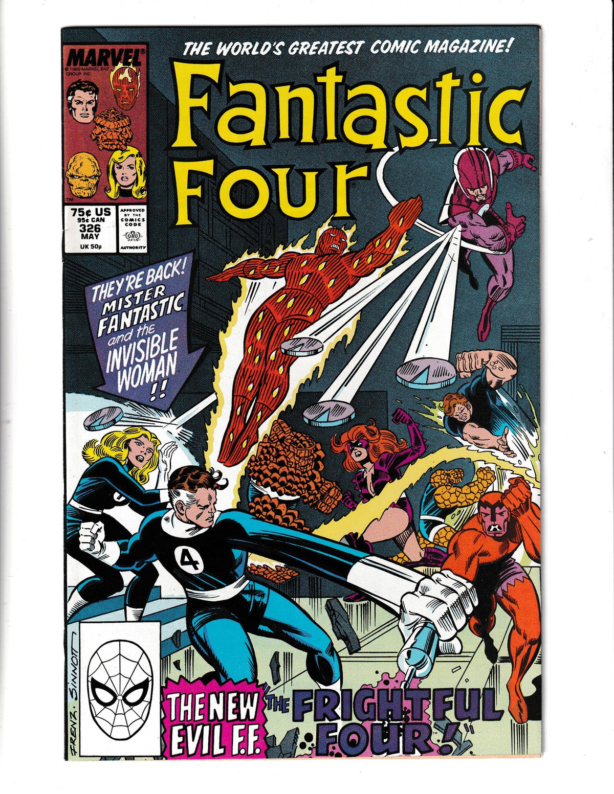 Fantastic Four #326 (1989) Marvel Comics SKU:2924